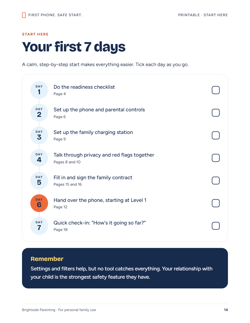 First Phone Contract for Kids | Smartphone Safety Guide for Parents